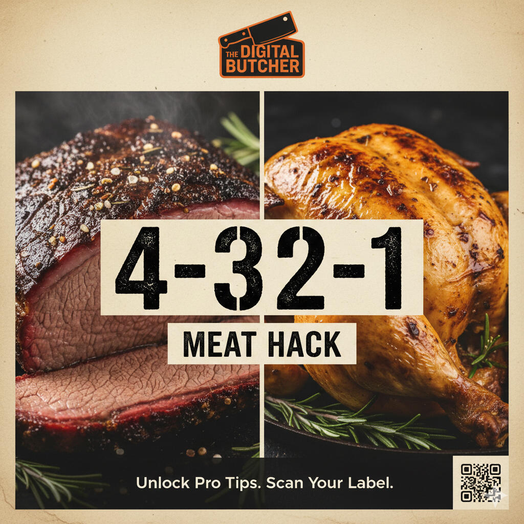 The Digital Butcher | Master the 4-3-2-1 Meat Hack